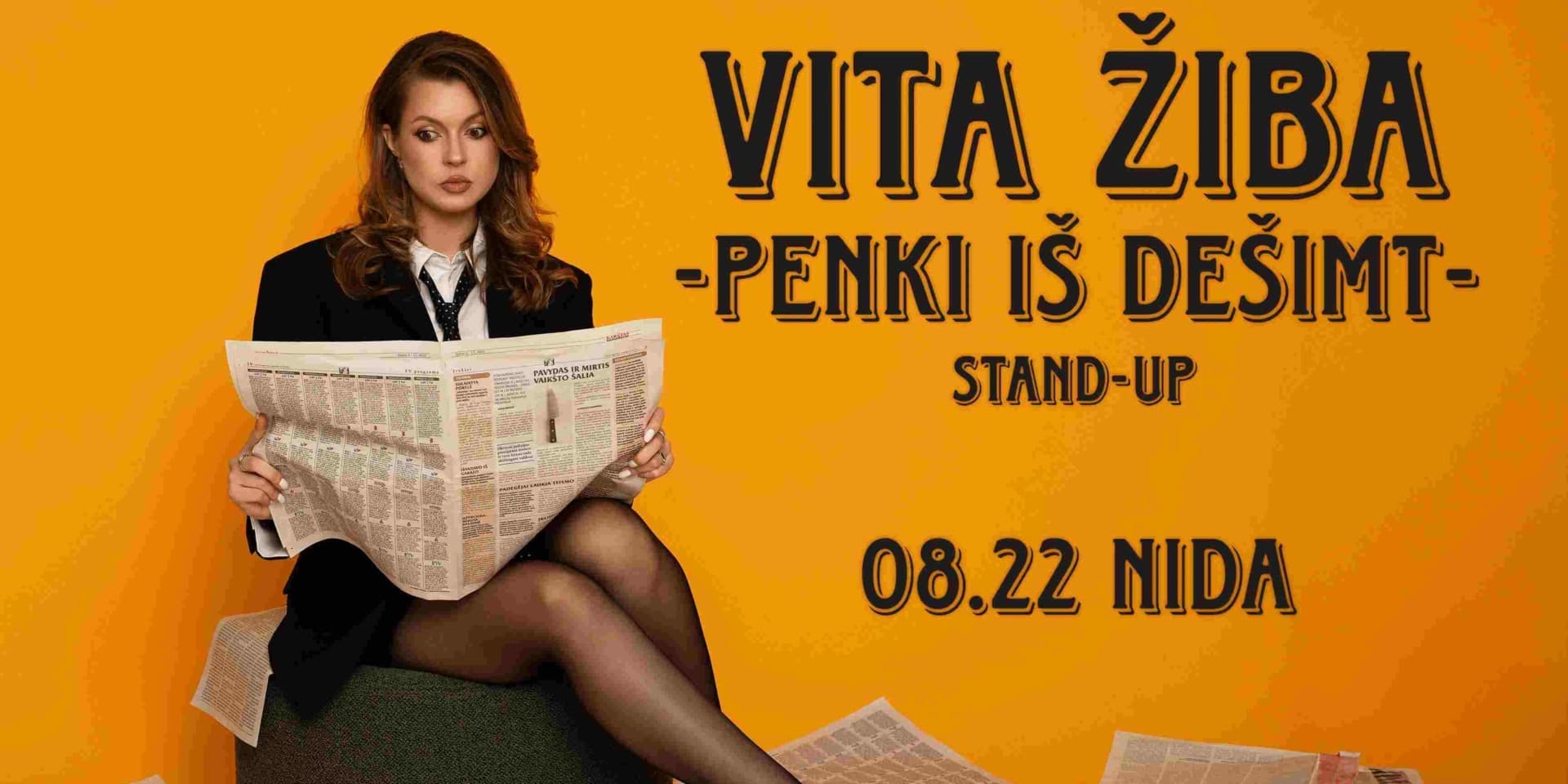 NIDA | VITA ŽIBA STAND-UP "5 iš 10"