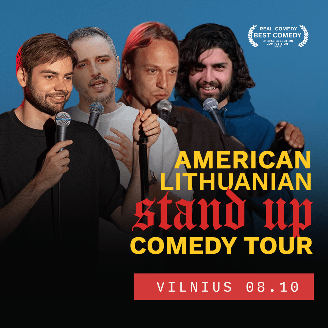 AMERICAN LITHUANIAN STAND-UP COMEDY TOUR | VILNIUS