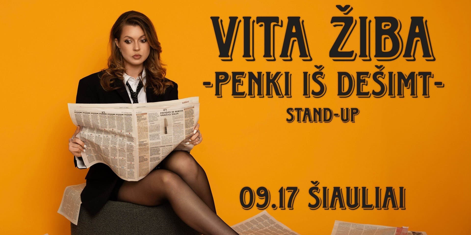 ŠIAULIAI | VITA ŽIBA STAND-UP "5 iš 10"
